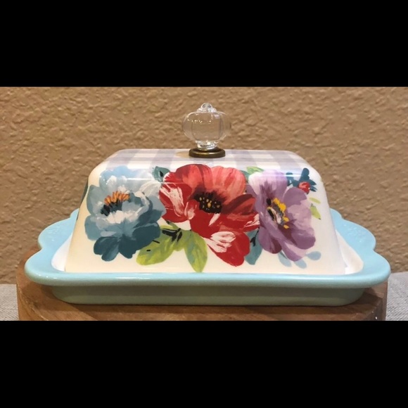 Pioneer Women Sweet Romance Butter Dish - Picture 2 of 7